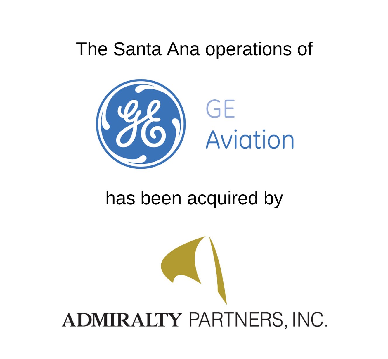 GE Aviation Admiralty Partners Inc